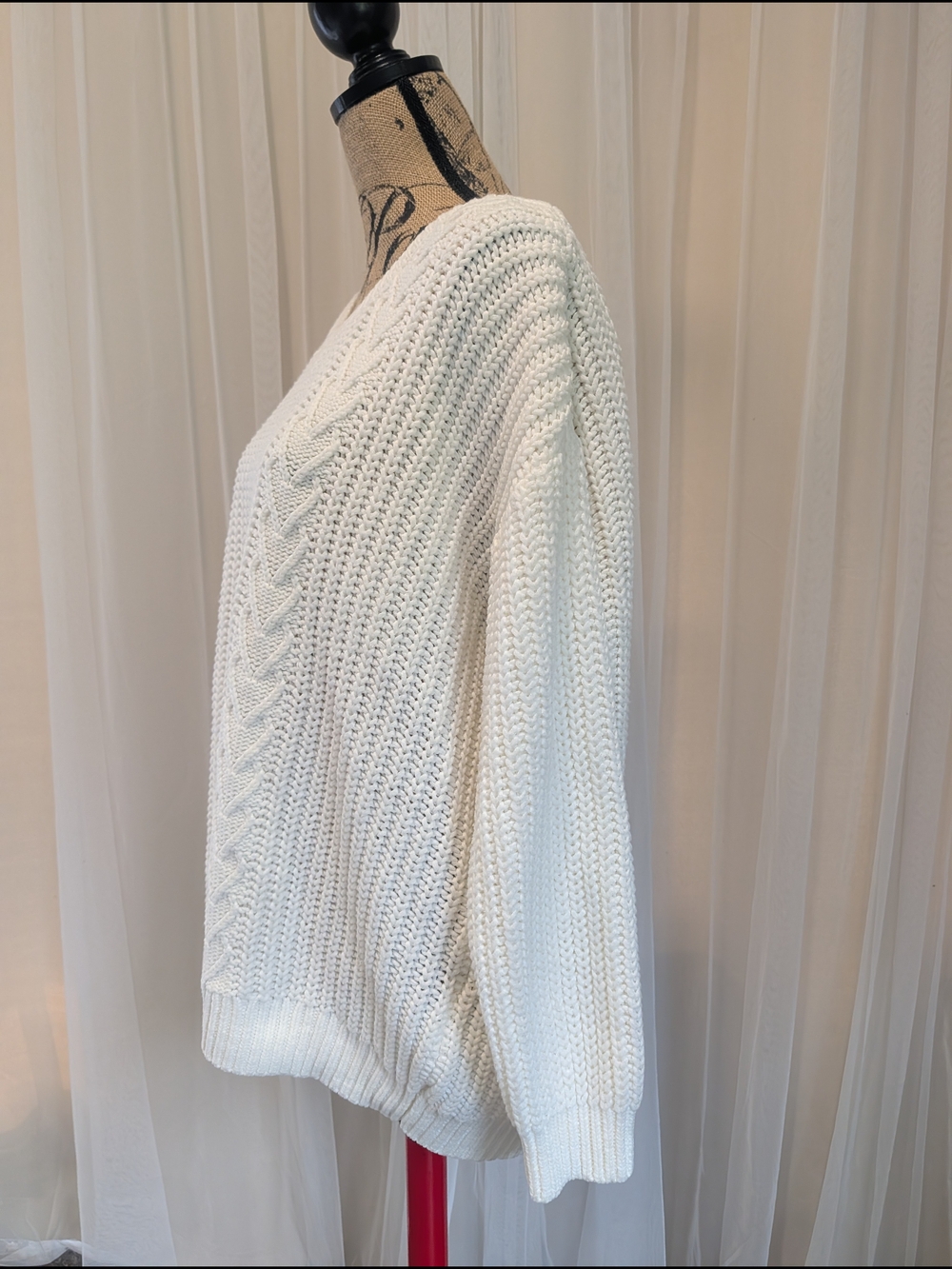 Torrid Cable Tie Back Sweater - Picture 5 of 8